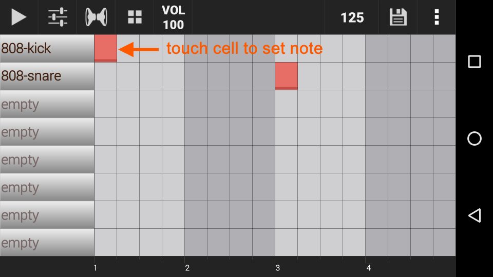 drum pattern